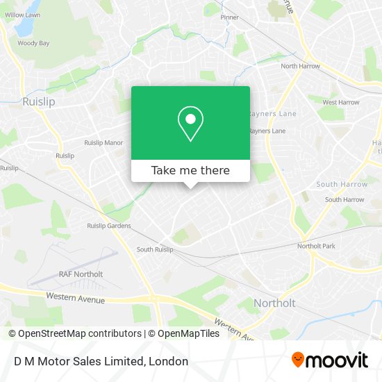 D M Motor Sales Limited map