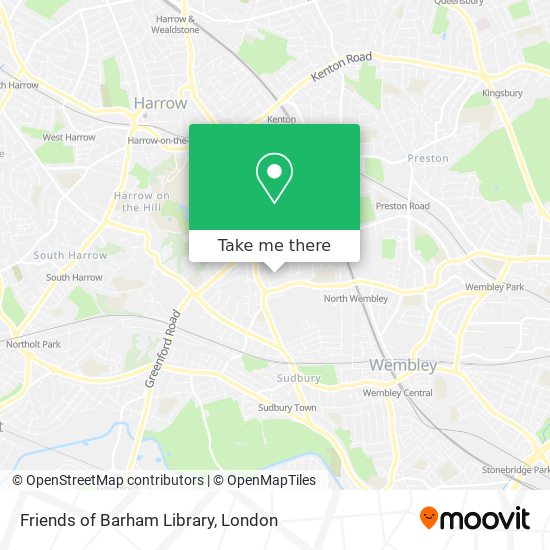 Friends of Barham Library map
