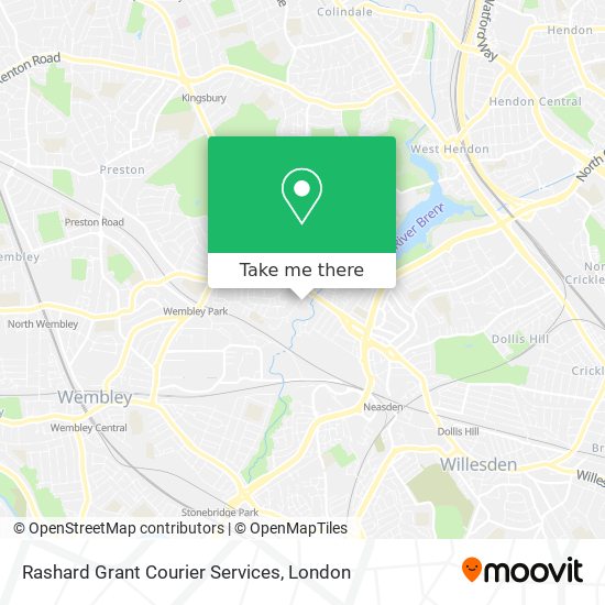 Rashard Grant Courier Services map