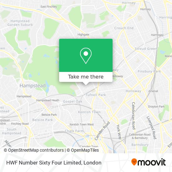 HWF Number Sixty Four Limited map