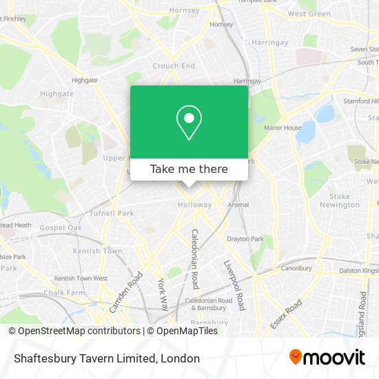 Shaftesbury Tavern Limited map