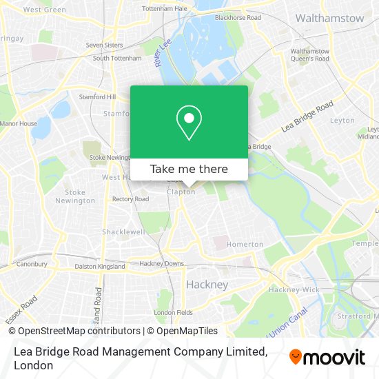 Lea Bridge Road Management Company Limited map