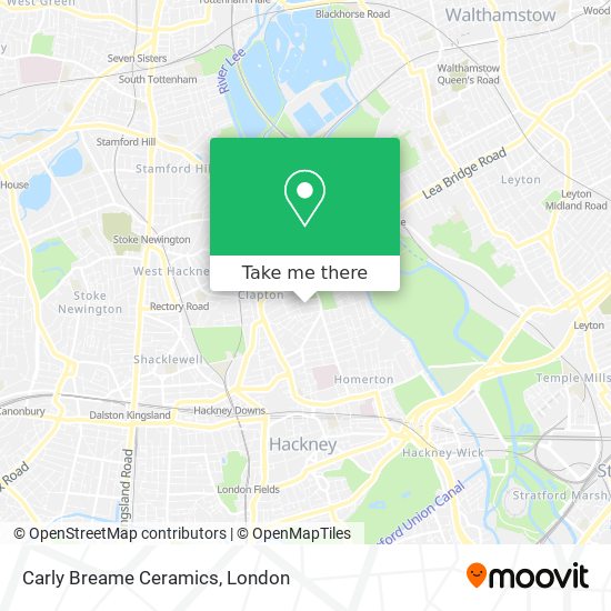 Carly Breame Ceramics map