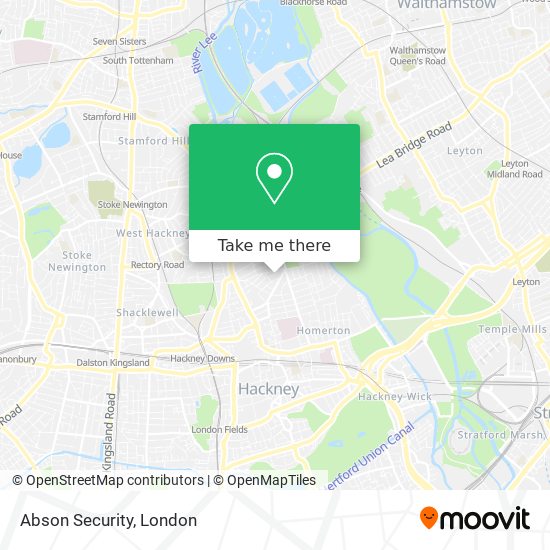 Abson Security map