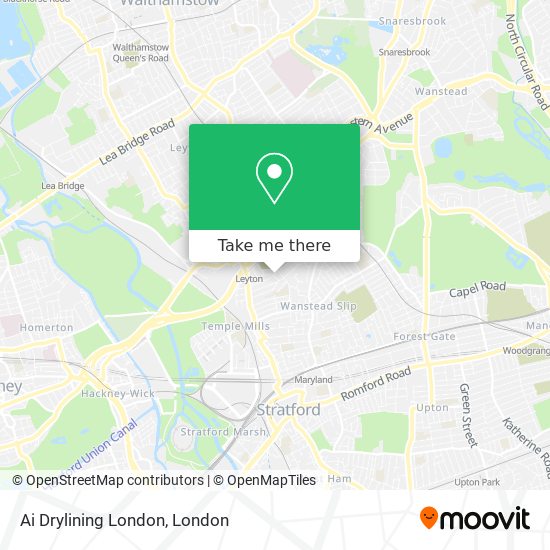 Ai Drylining London map
