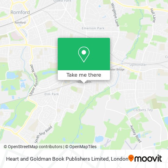 Heart and Goldman Book Publishers Limited map