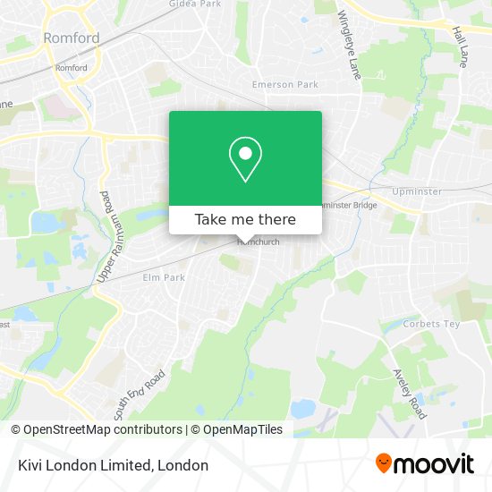 Kivi London Limited map