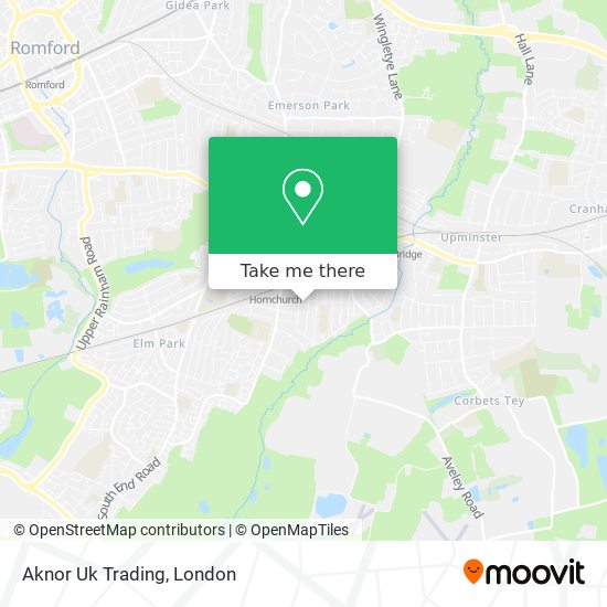 Aknor Uk Trading map