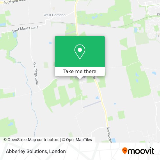 Abberley Solutions map