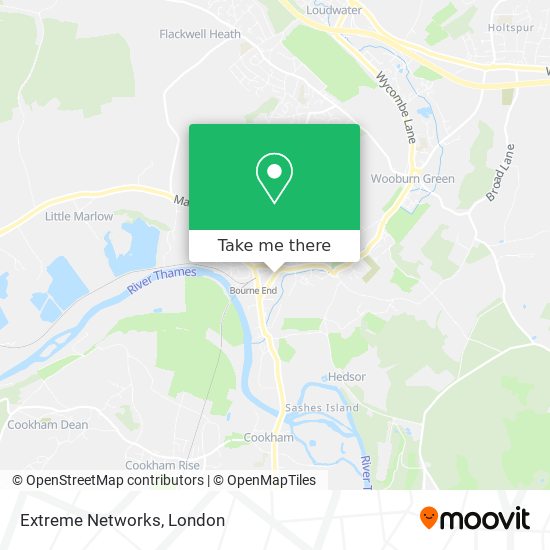 Extreme Networks map
