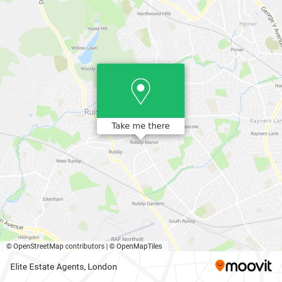 Elite Estate Agents map