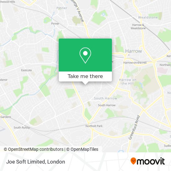 Joe Soft Limited map