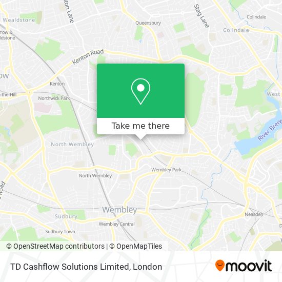 TD Cashflow Solutions Limited map