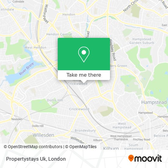 Propertystays Uk map