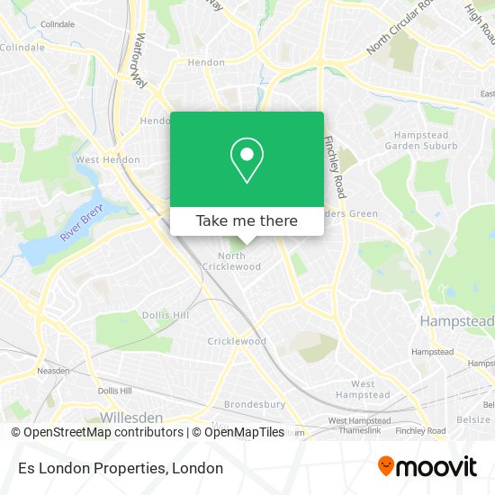 Es London Properties map