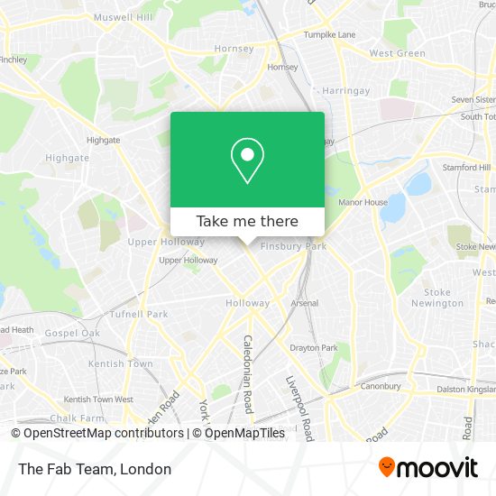 The Fab Team map
