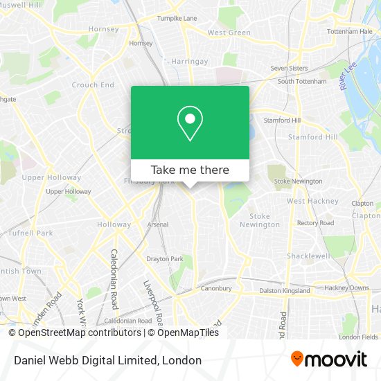 Daniel Webb Digital Limited map