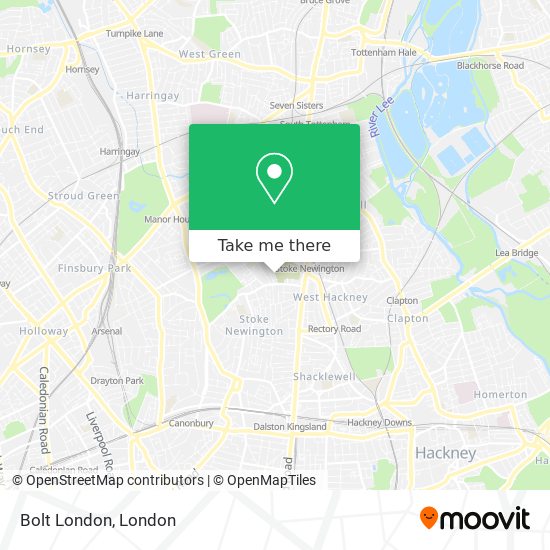 Bolt London map
