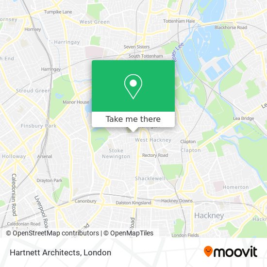 Hartnett Architects map