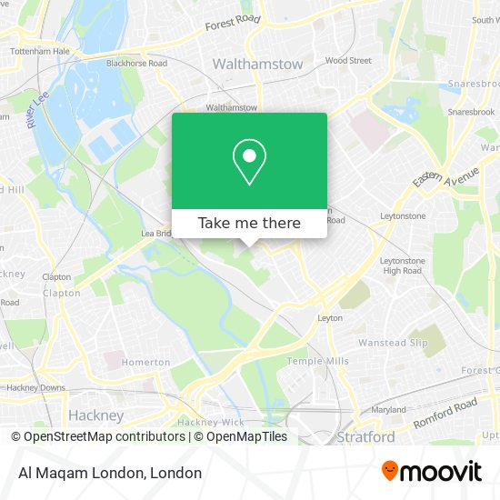 Al Maqam London map