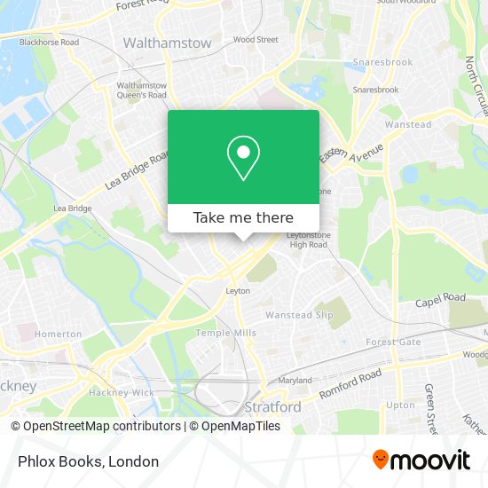 Phlox Books map