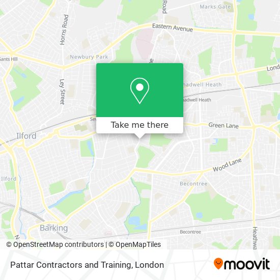 Pattar Contractors and Training map