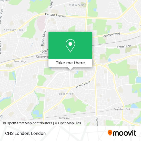 CHS London map