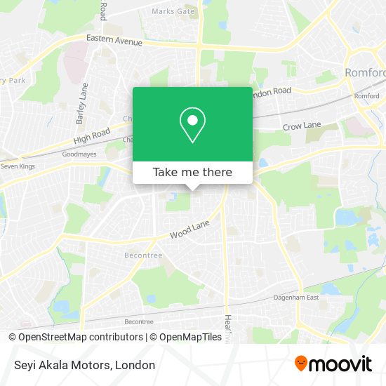 Seyi Akala Motors map
