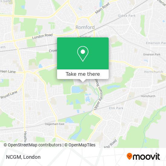 NCGM map