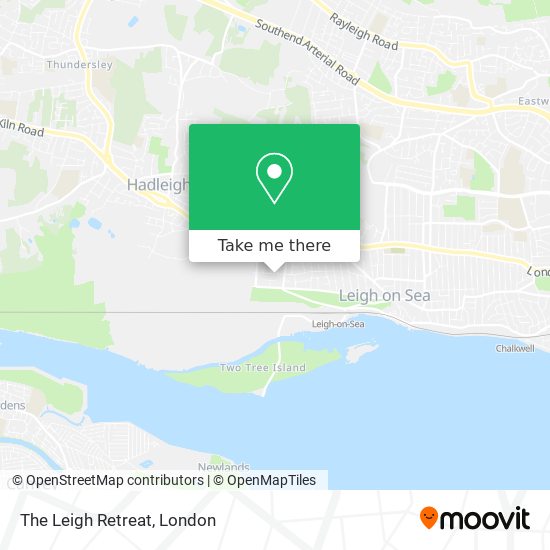 The Leigh Retreat map