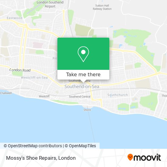 Mossy's Shoe Repairs map