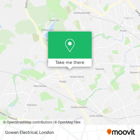 Gowen Electrical map