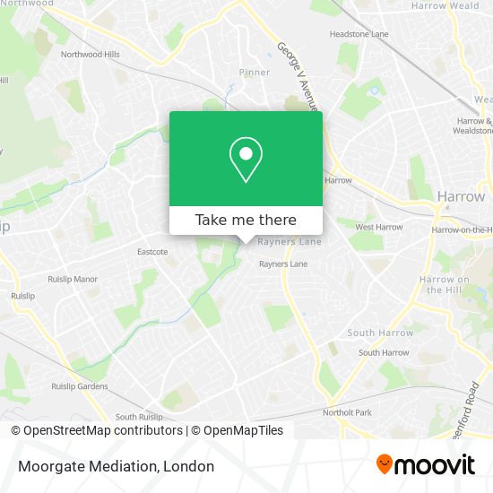 Moorgate Mediation map