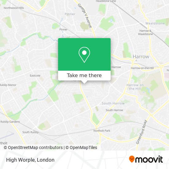 High Worple map