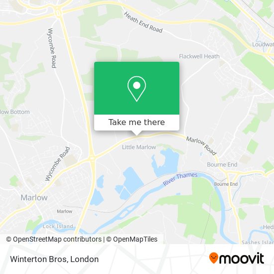 Winterton Bros map