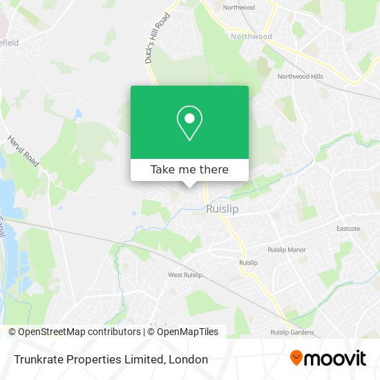 Trunkrate Properties Limited map