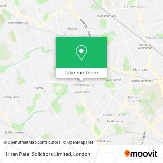 Hiren Patel Solicitors Limited map