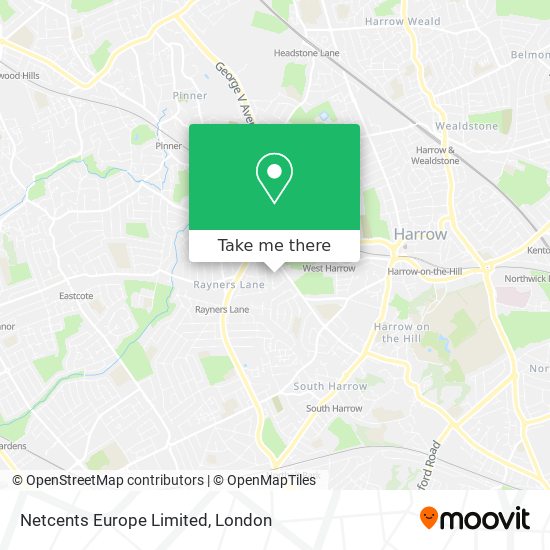 Netcents Europe Limited map