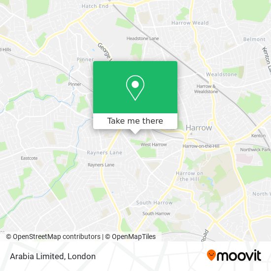 Arabia Limited map