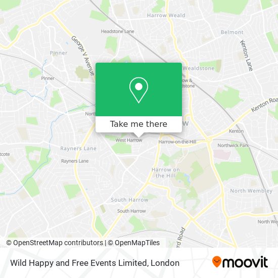 Wild Happy and Free Events Limited map