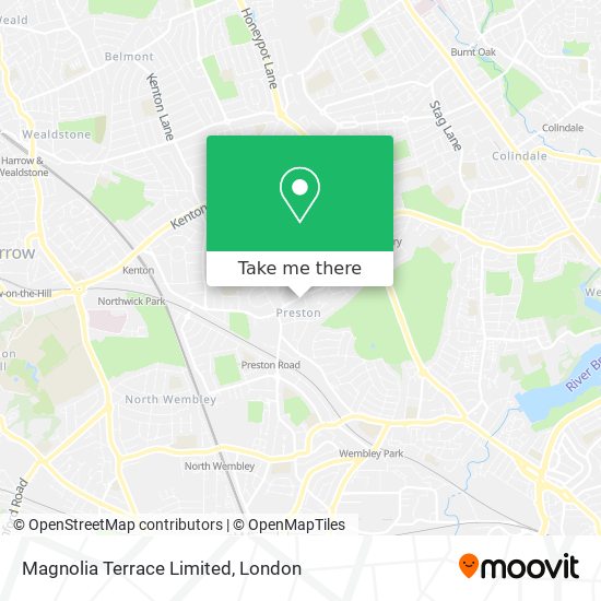 Magnolia Terrace Limited map