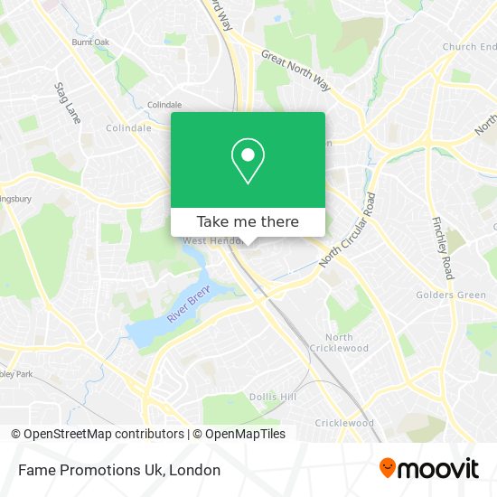 Fame Promotions Uk map