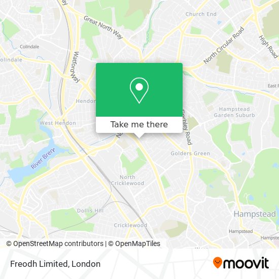 Freodh Limited map