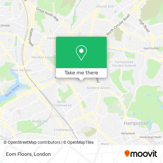 How to get to Eom Floors in Golders Green by Bus, Tube or Train?