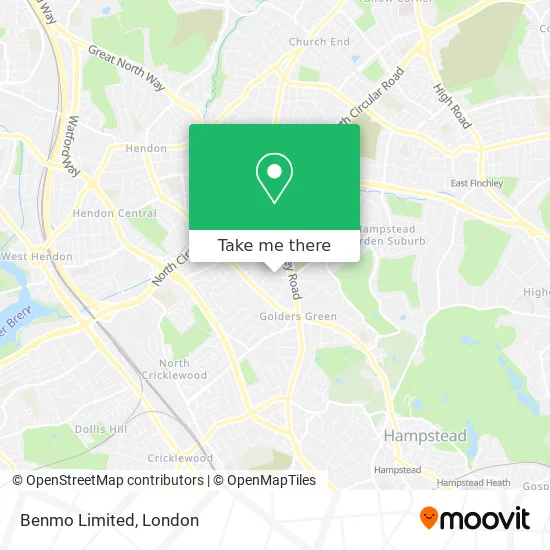 Benmo Limited map