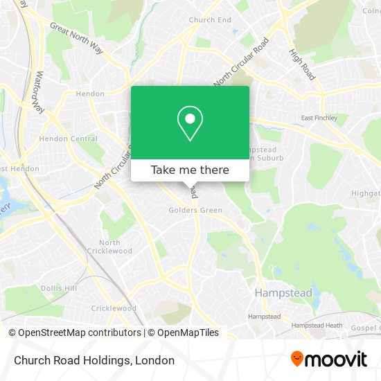 Church Road Holdings map