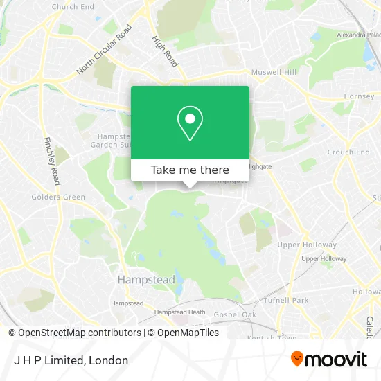 J H P Limited map