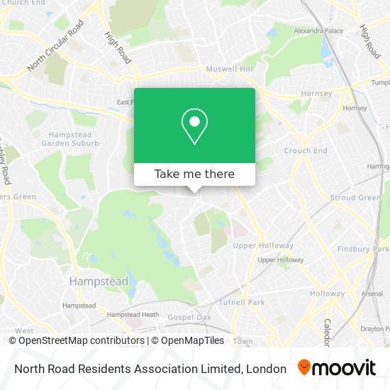 North Road Residents Association Limited map