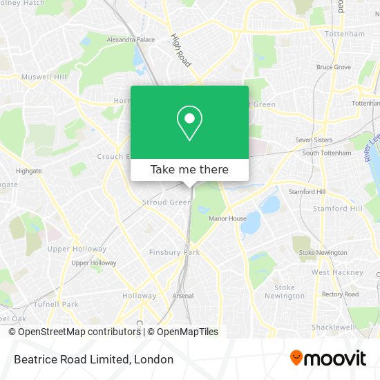 Beatrice Road Limited map