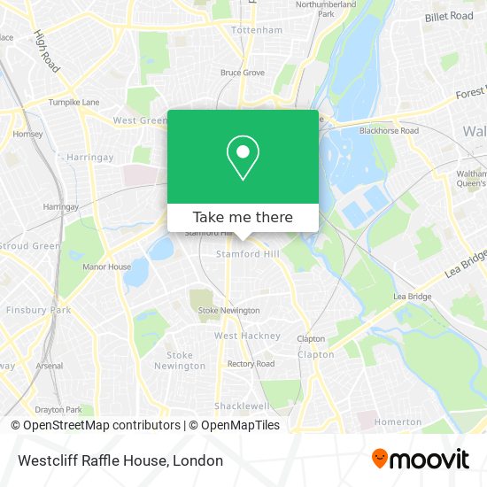 Westcliff Raffle House map